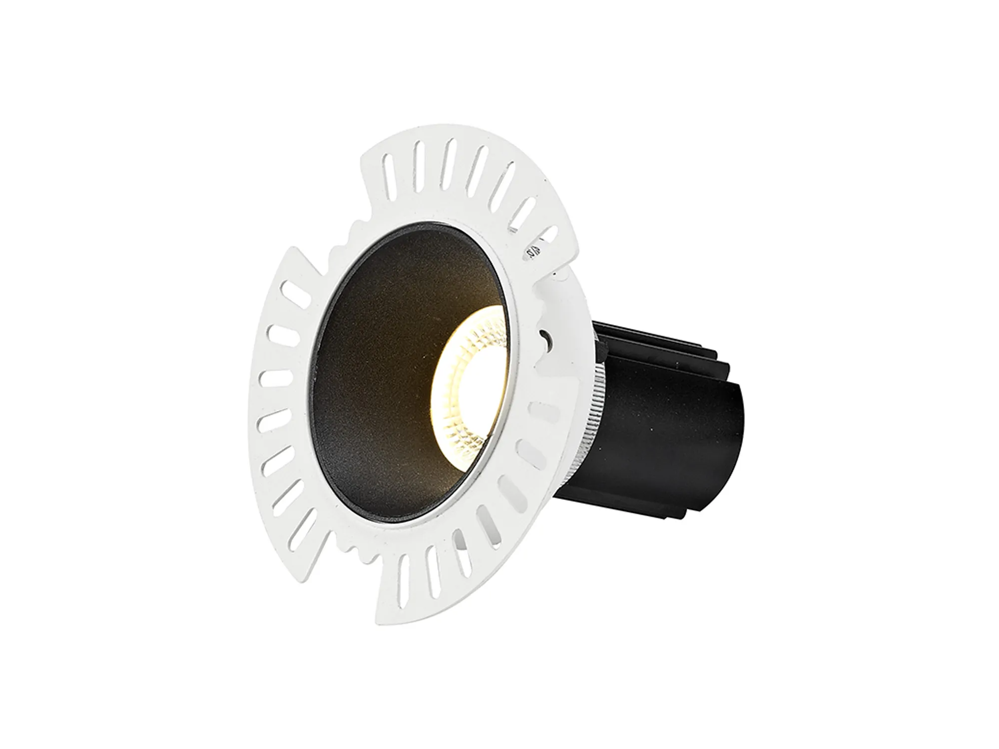 Basy 12 Tridonic Powered 12W 2700K 1200lm 36° CRI>90 LED Engine Black Fixed Recessed Spotlight, IP20 DM201834  Dlux Basy 12